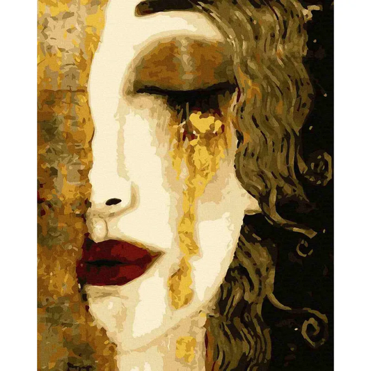 Книга Картина по номерам Золотые слезы (Золотая краска) - nan | SOVABOOKS