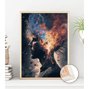 Картина по Номерам Буря мыслей