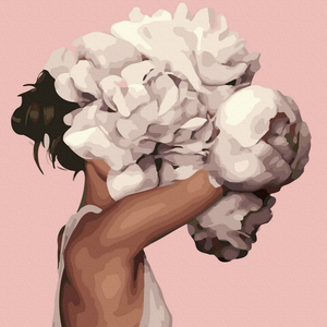 Книга Картина по номерам Нежные пионы - nan | SOVABOOKS