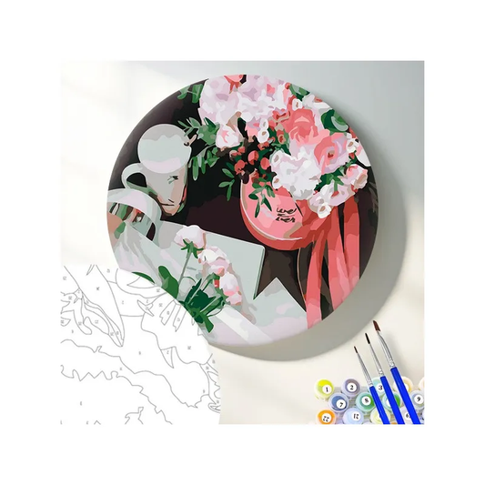 Книга Круглая картина по номерам Доброе утро - nan | SOVABOOKS