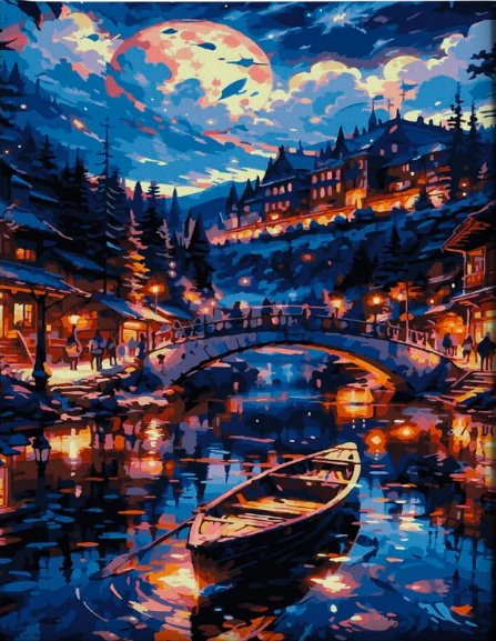 Книга Картина по номерам Сказочная ночь - nan | SOVABOOKS