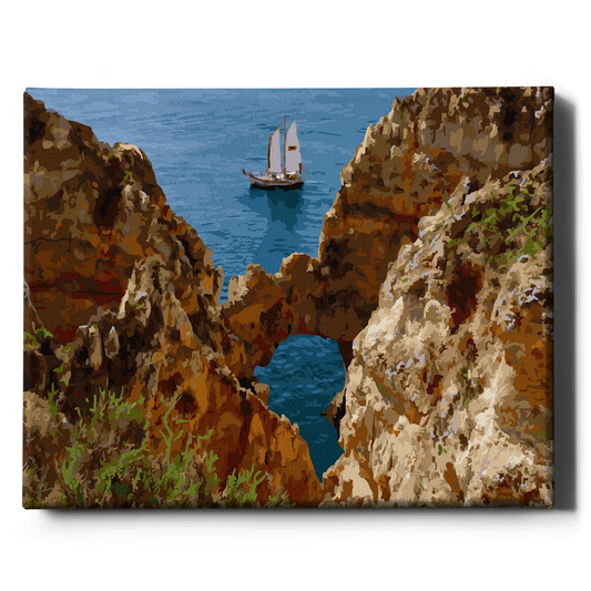 Книга Картина по номерам Яхта и горы - nan | SOVABOOKS