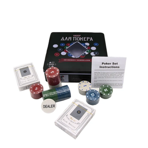 Книга Набор для покера (100 фишек с номиналом для покера с картами в жестяной коробке) - nan | SOVABOOKS