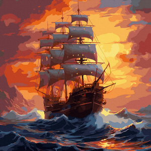 Книга Картина по номерам На заре - nan | SOVABOOKS