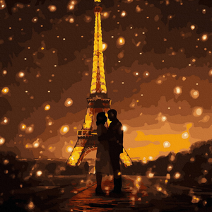 Книга Картина по номерам Любовный Париж - nan | SOVABOOKS