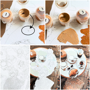 Картина по номерам  Прикосновение руки