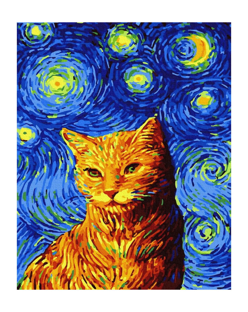 Книга Картина по Номерам Кот Ван Гога - nan | SOVABOOKS