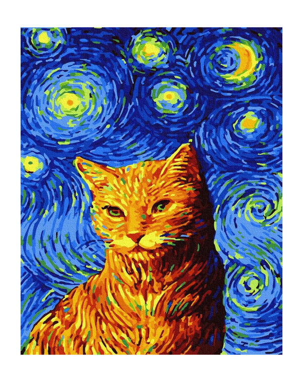 Книга Картина по Номерам Кот Ван Гога - nan | SOVABOOKS