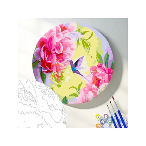 Книга Круглая картина по номерам Колибри - nan | SOVABOOKS