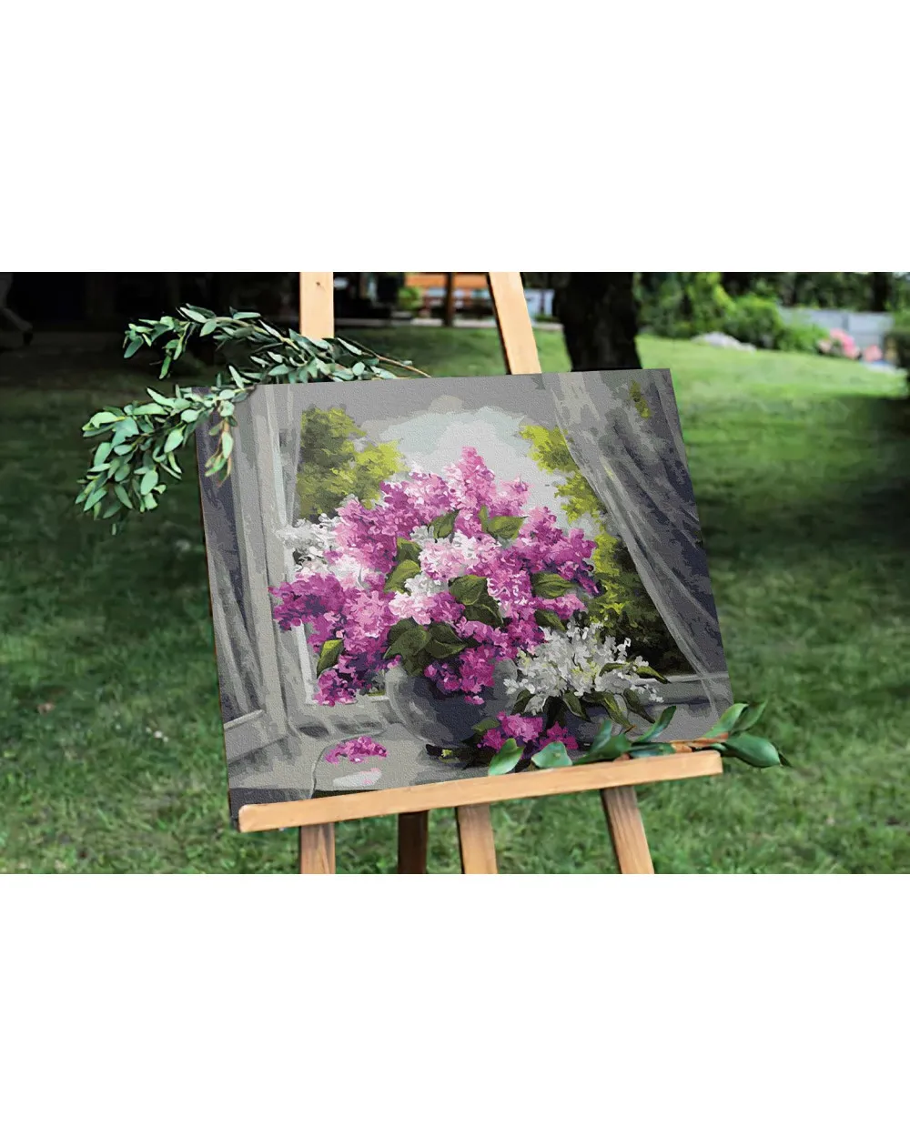 Картина по Номерам Сирень