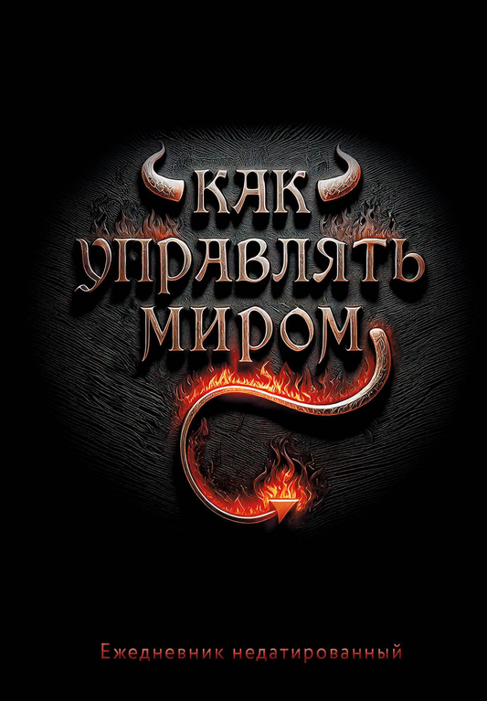 Книга Как управлять миром. Ежедневник недатированный (А5, 72 л.) - | SOVABOOKS