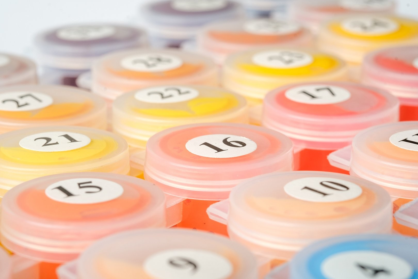 Круглая картина по номерам Взрыв вулкана