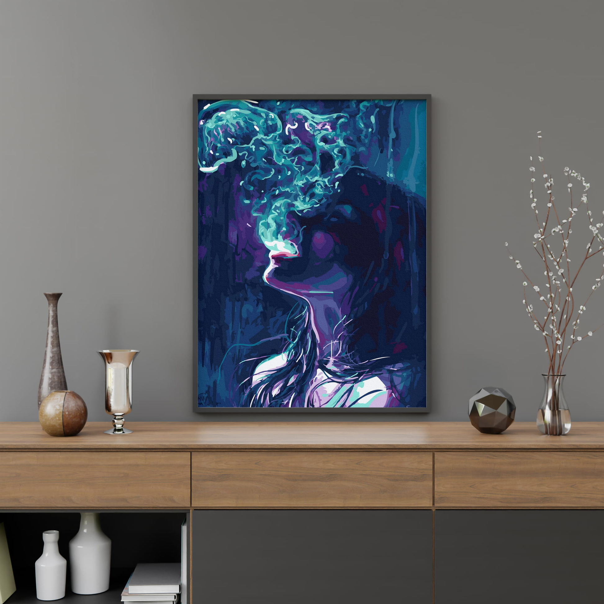 Картина по Номерам Дым