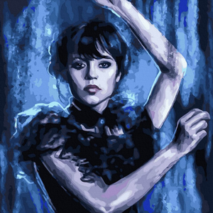 Книга Картина по номерам Уенсдей - nan | SOVABOOKS