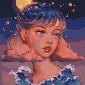 Книга Картина по номерам небесная девочка - nan | SOVABOOKS