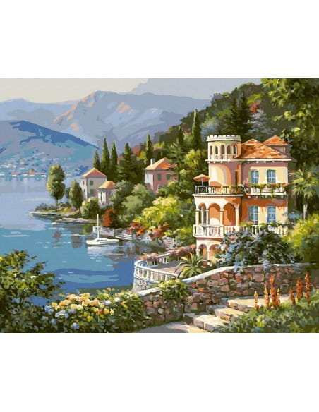 Книга Картина по номерам Прогулка по берегу - nan | SOVABOOKS