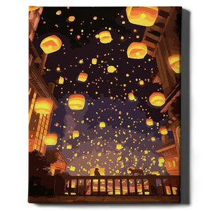 Картина по номерам Фонари в небе