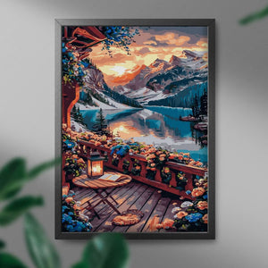 Картина по номерам Горный отдых