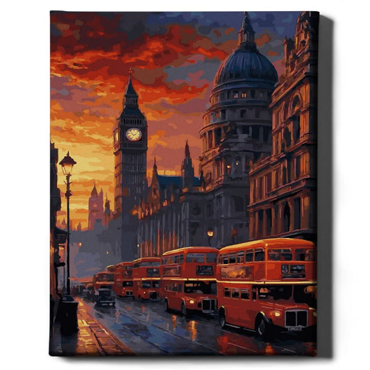Картина по номерам Лондон в сумерках