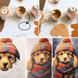 Картина по номерам Кошачий рай