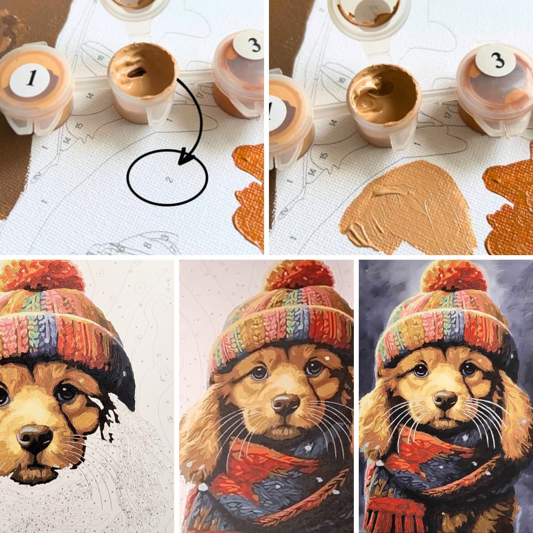 Картина по номерам Ёж с гитарой