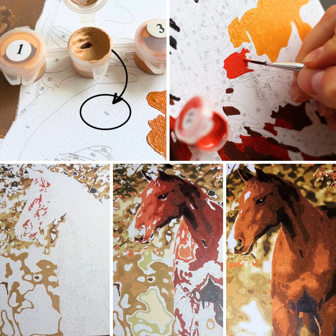 Картина по номерам Рыжая лиса