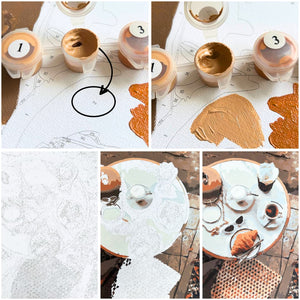 Картина по номерам Любовь под луной