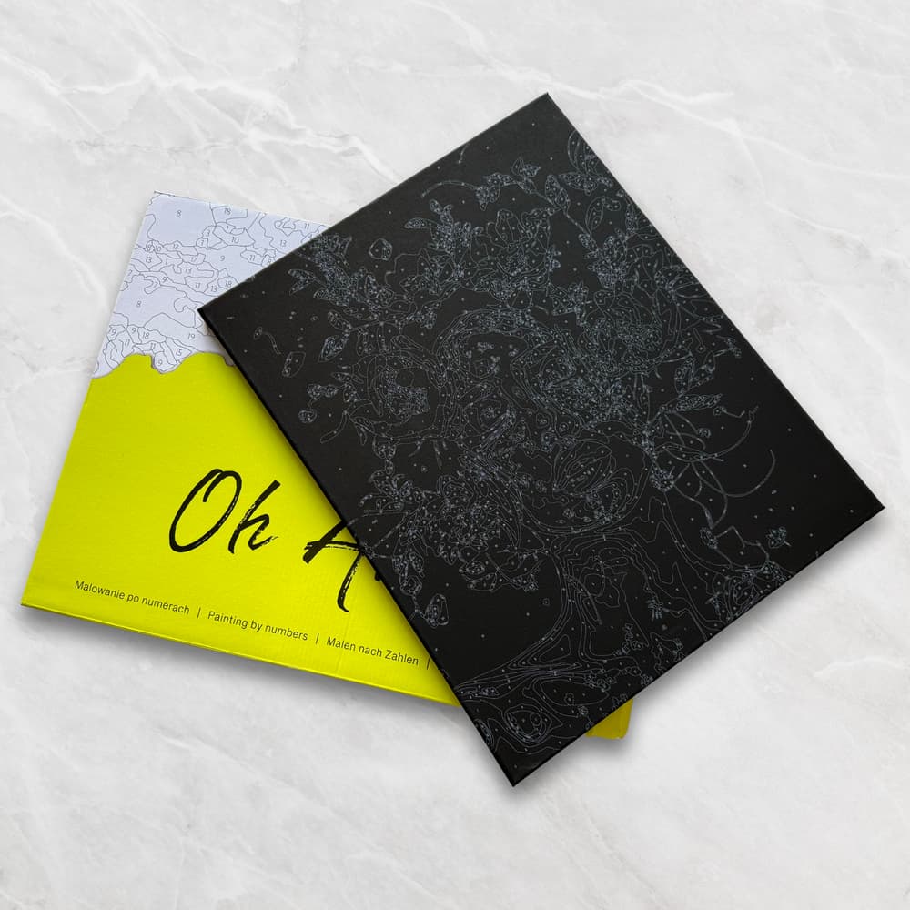 Картина по номерам Белый попугай с золотистой краской