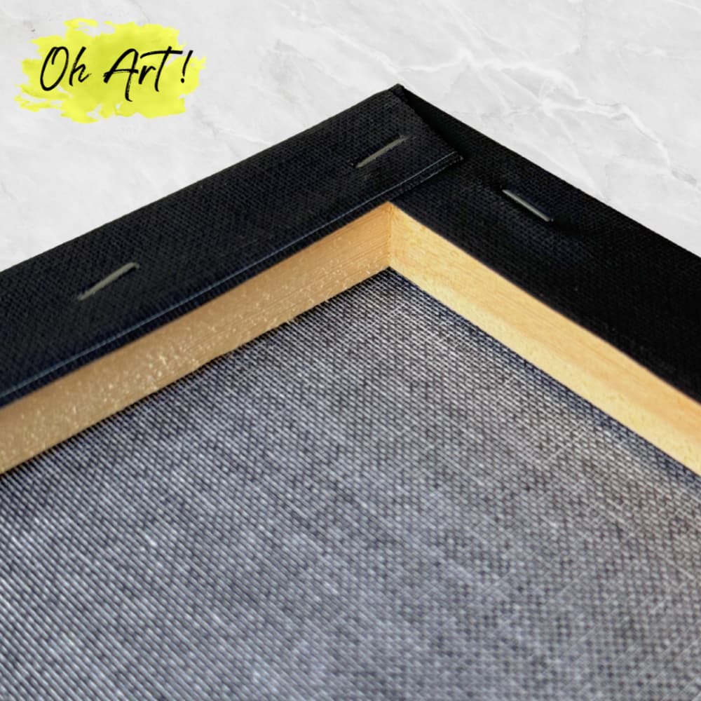 Картина по номерам Весёлый йоркширский терьер с золотистой краской.