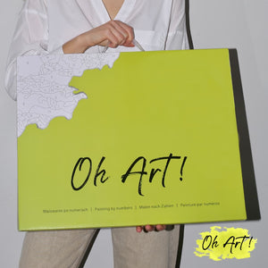 Картина по номерам самолет в море