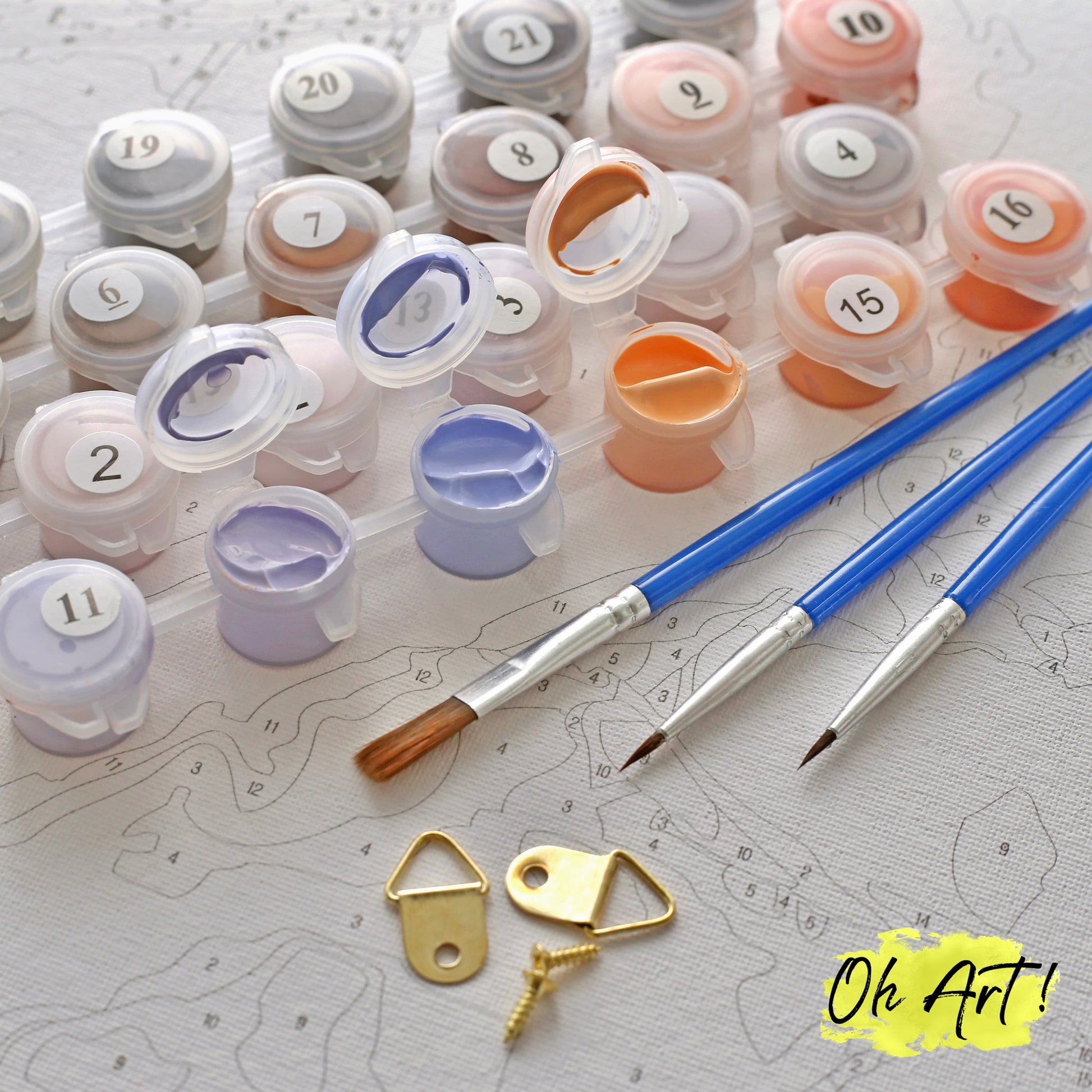 Картина по номерам Рождественская улица