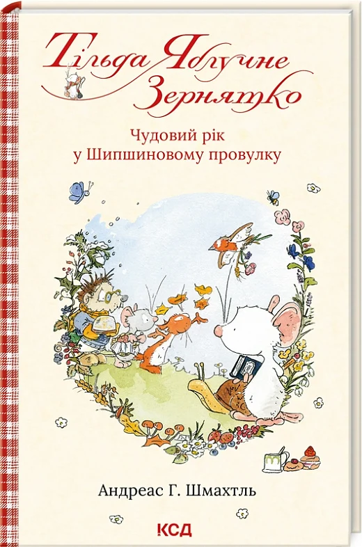 Детская книга "Чудовий рік у Шипшиновому провулку" Тільда Яблучне Зернятко от Sovabooks, иллюстрации на обложке