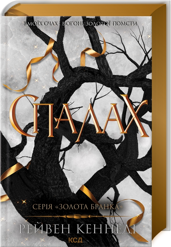 Золотая бранка #3 из серии Спалах, фантастический роман Sovabooks, изображение обложки книги на белом фоне