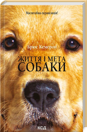 Обложка книги "Життя і мета собаки" Брюса Кемерона, современная украинская художественная литература, издание Sovabooks.