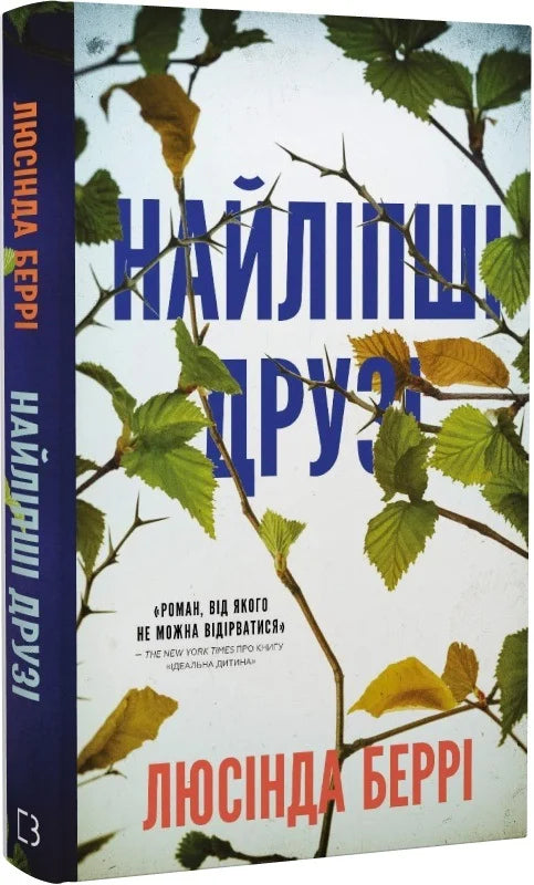 Обложка книги "Найліпші друзі" от Sovabooks — украинский роман в жанре триллер и загадка, изображение на белом фоне