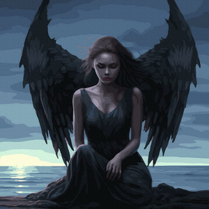 Книга Картина по номерам Падший ангел - nan | SOVABOOKS