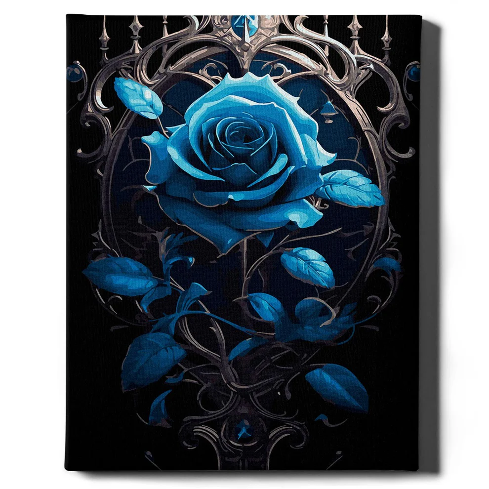 Книга Картина по номерам Синяя роза - nan | SOVABOOKS