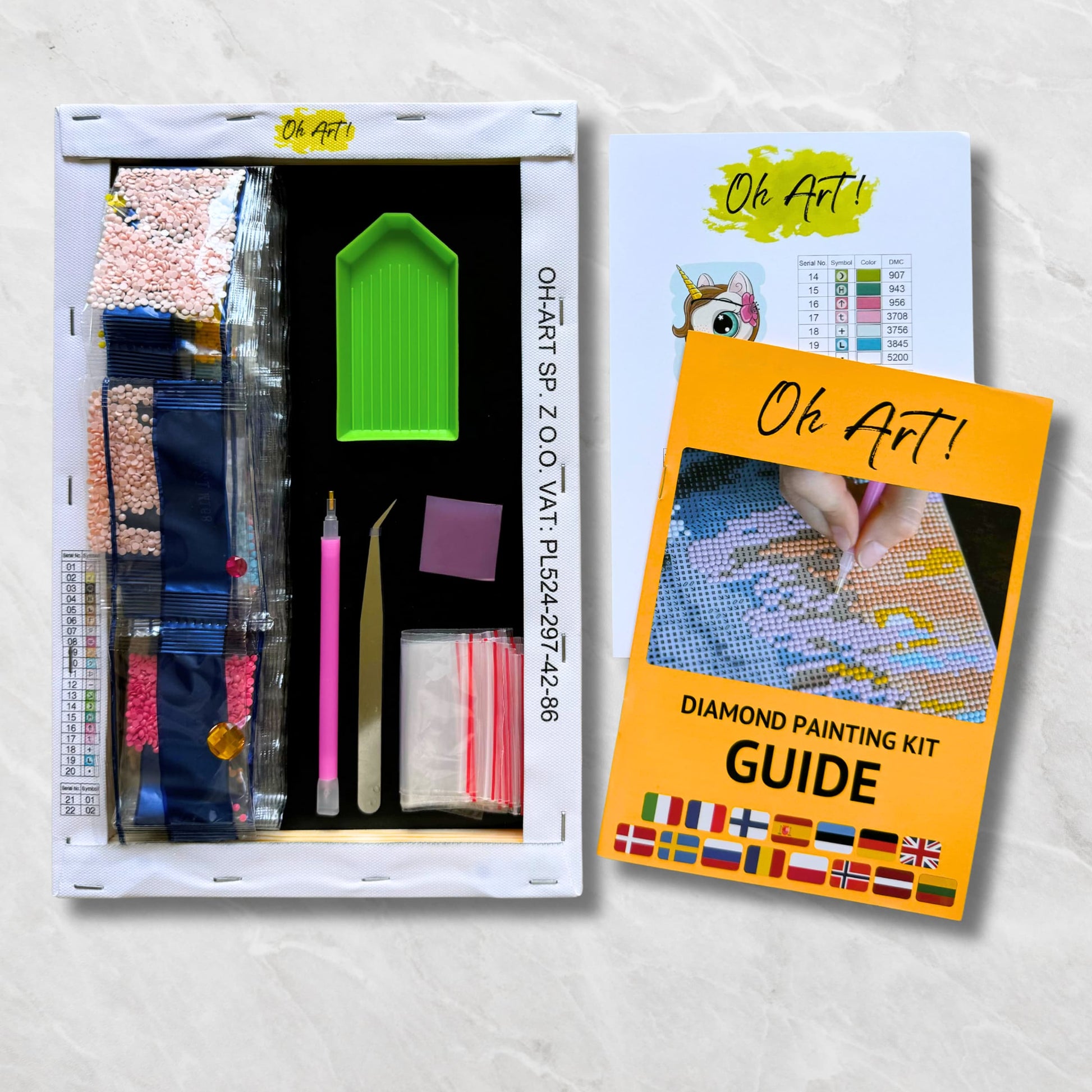 Алмазная мозаика  Гном и маргаритки (20х30)