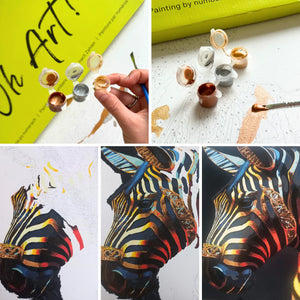 Картина по номерам Девушка Лилией