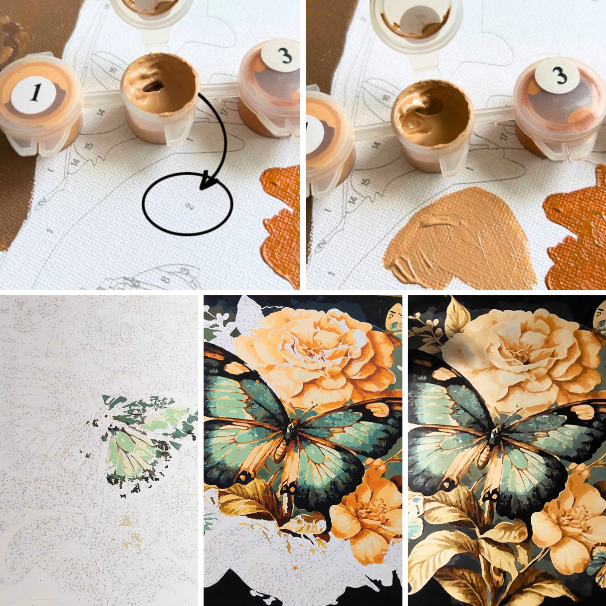 Картина по номерам Чувственные пионы