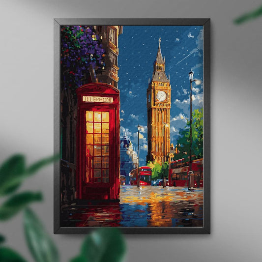 Картина по номерам Под лондонскими звездами