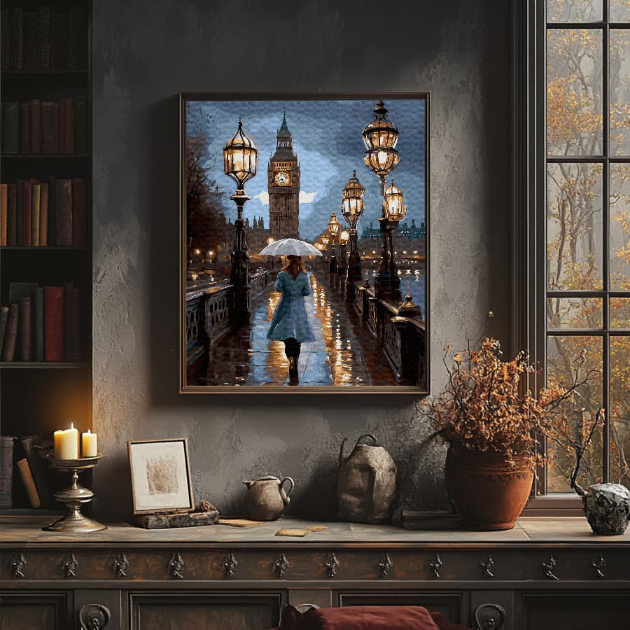 Картина по номерам Прогулка по Лондону