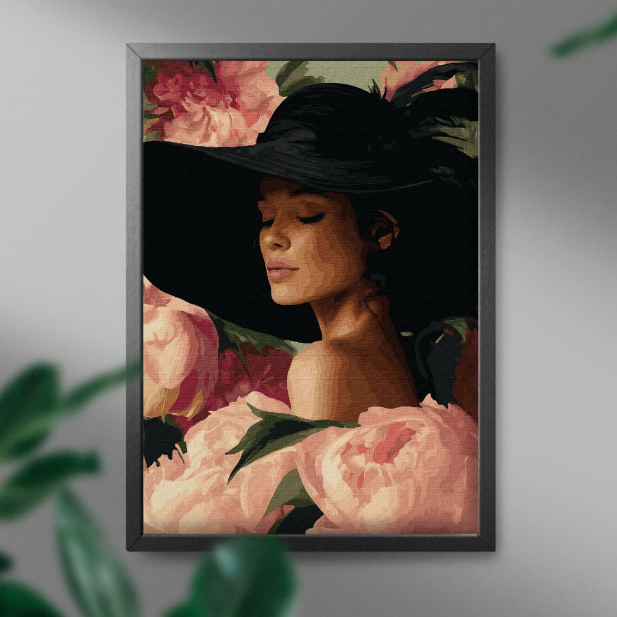 Картина по номерам Элегантные пионы