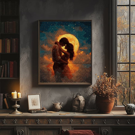 Картина по номерам Любовь под луной