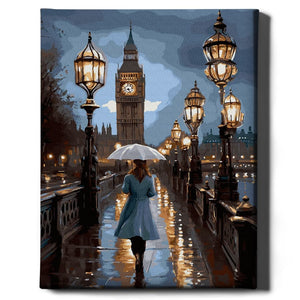 Картина по номерам Прогулка по Лондону