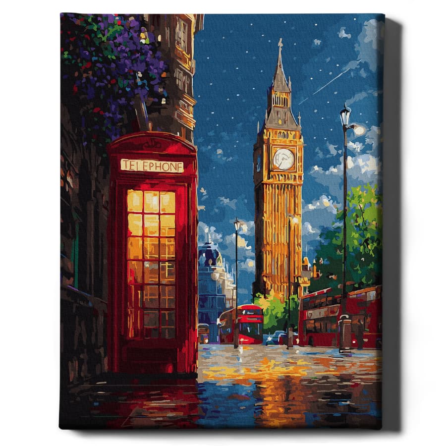Картина по номерам Под лондонскими звездами