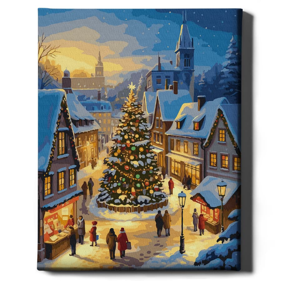 Картина по номерам Рождественская елка