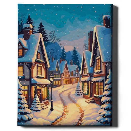 Картина по номерам Рождественская улица