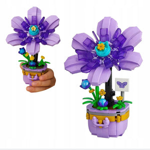 Конструктор «Фиолетовый цветок» — декоративная модель с нежными лепестками