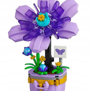 Конструктор «Фиолетовый цветок» — декоративная модель с нежными лепестками